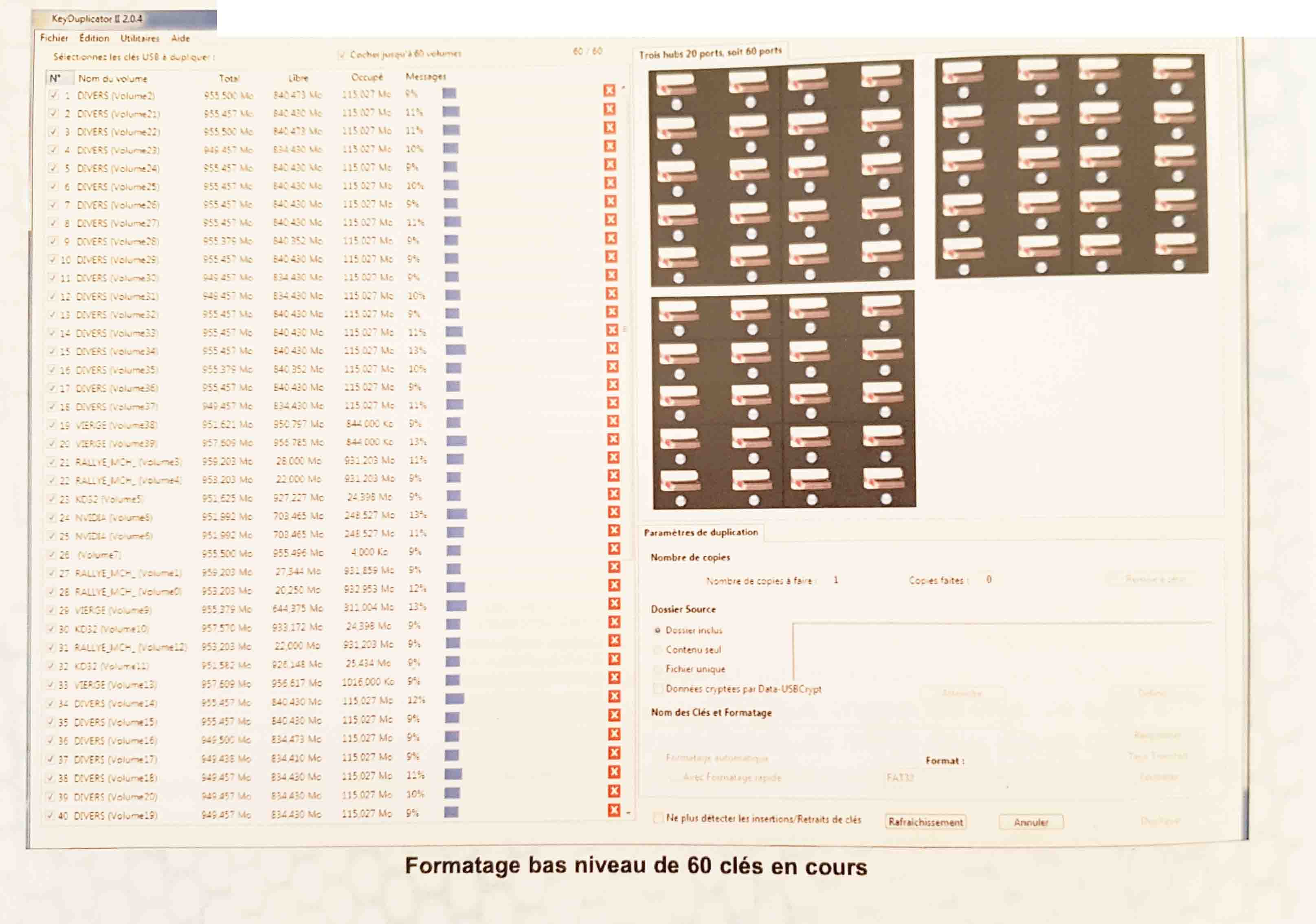 2 formatage de bas niveau